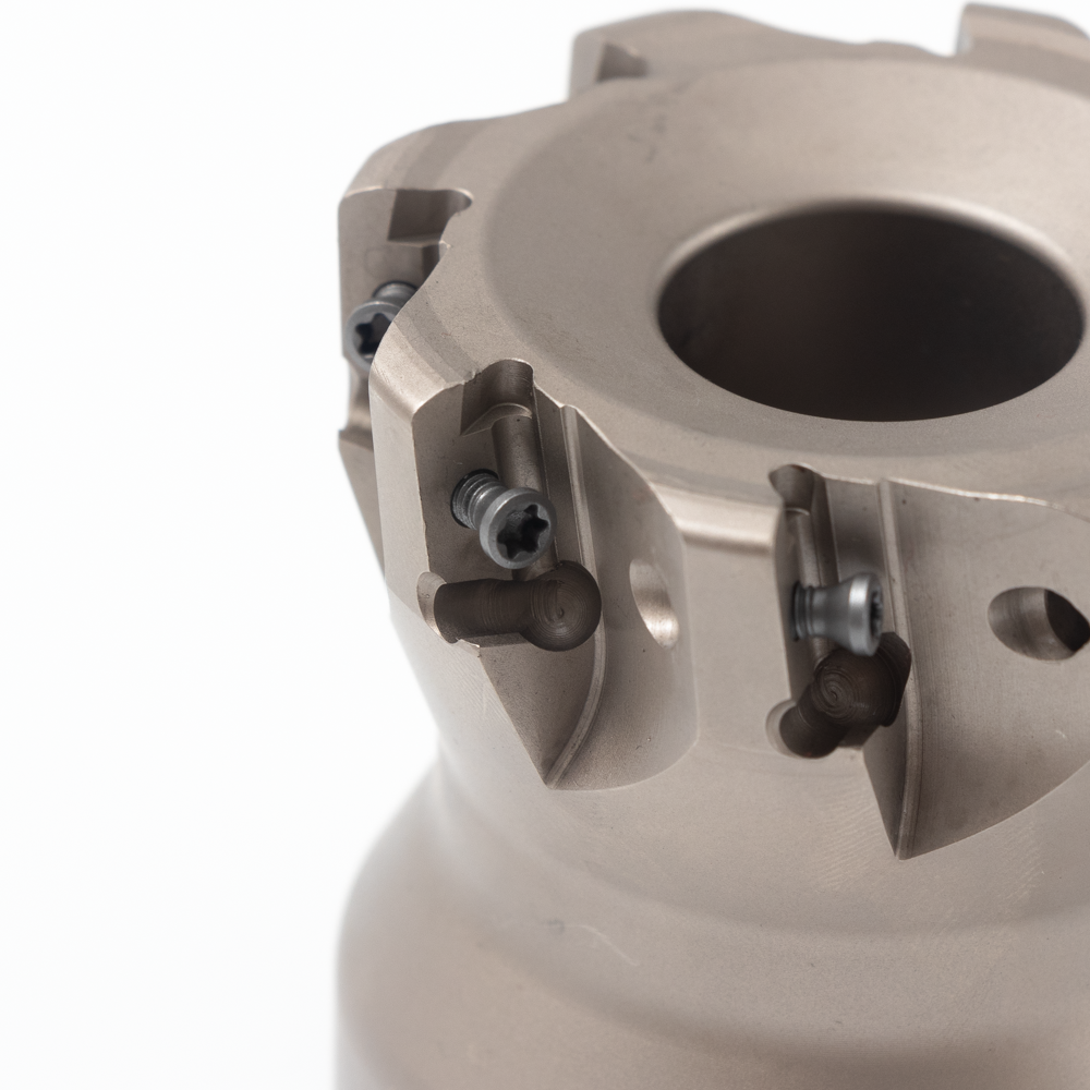 Hard Alloy Indexable End Mill Insert Holder Fast Feed Milling Cutter Cnc Milling Head