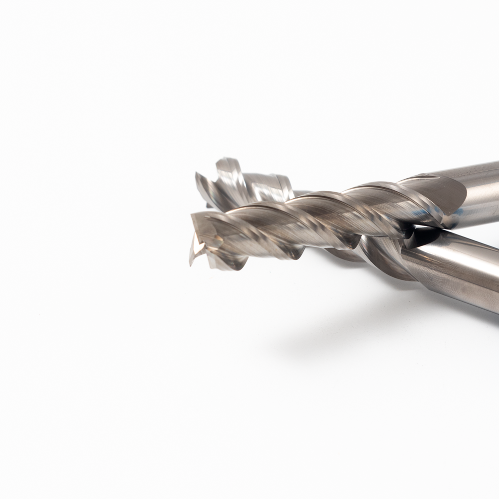 Customized HRC45 Uncoated Milling Cnc Tools Carbide End Mill For General Machining Of Aluminum