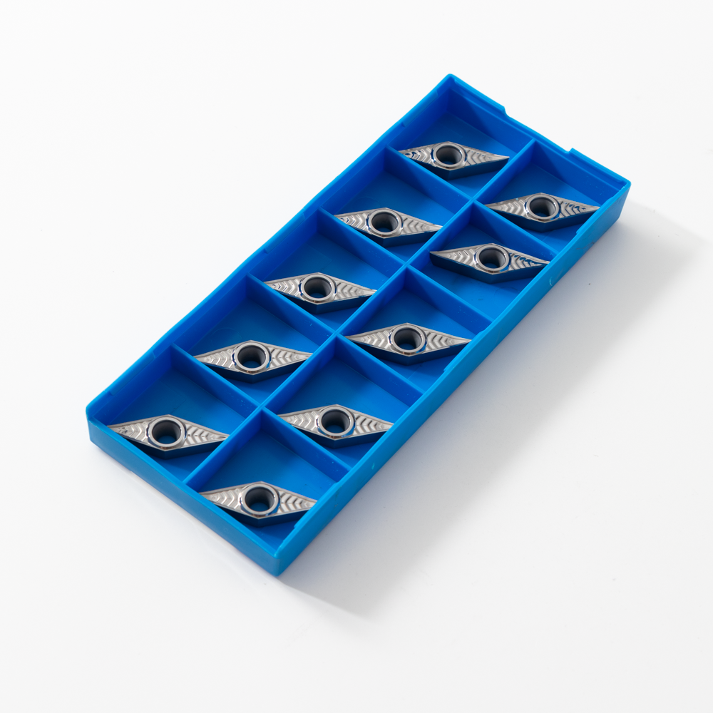 thumbnail image 2 of CDBP VBGT221 Carbide Inserts For Aluminum - 10PC Set For Non-Ferrous Metal Turning, BU810 Grade 2 of 9
