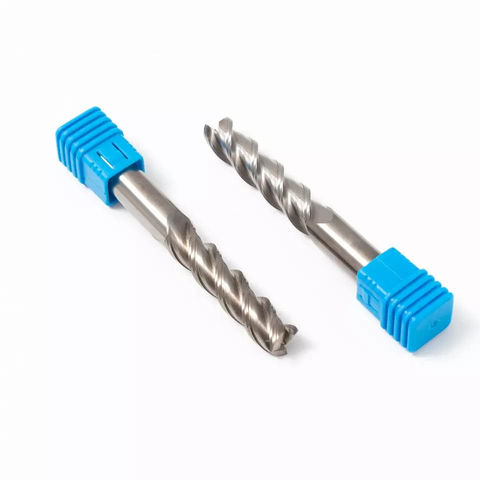 Customized HRC45 Uncoated Milling Cnc Tools Carbide End Mill For Machining Of Aluminum