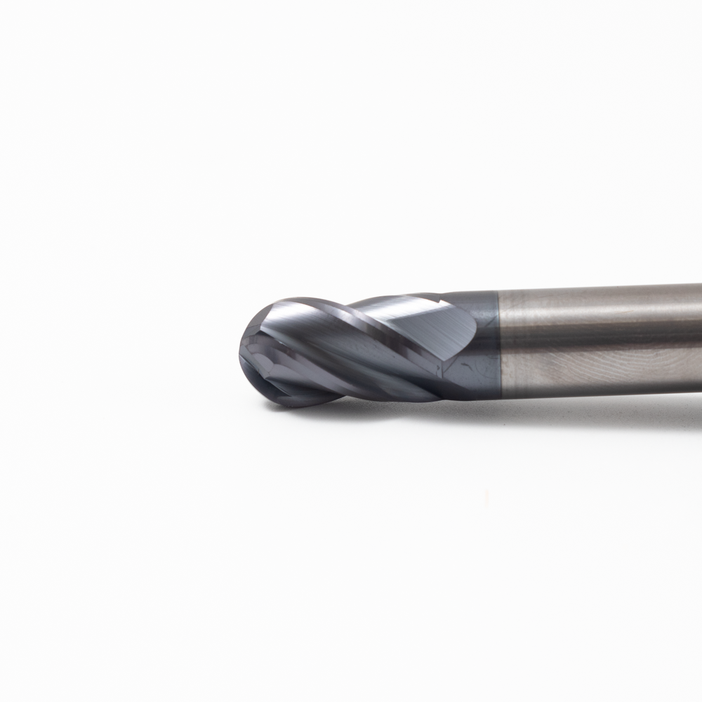 AlCrn Coating HRC55 Cnc Cutting Tools Solid Carbide End Mill Endmill For Stainless Steel