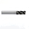 Solid carbide H25UF 4flute corner radius end mill for the H25UF-R4 series
