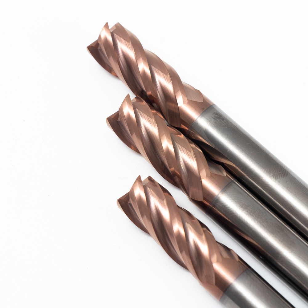 High Speed Hrc55 Safety Milling Cutter Solid Carbide Endmill For Aluminum Cutting