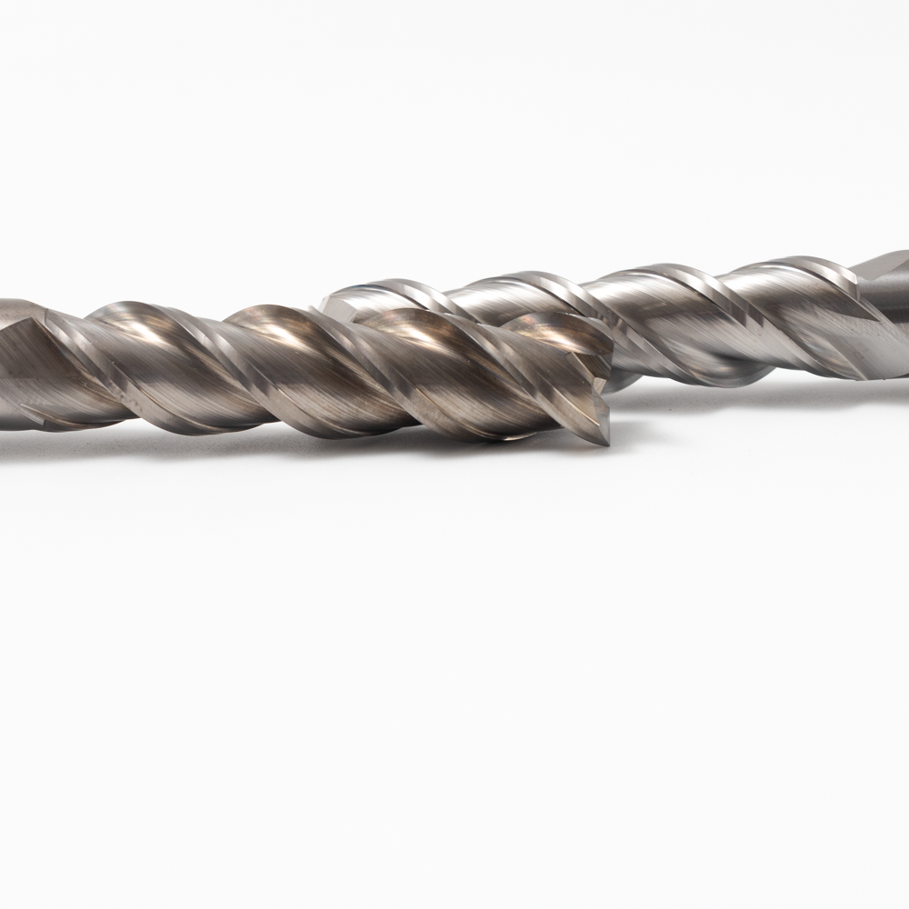 Customized HRC45 Uncoated Milling Cnc Tools Carbide End Mill For General Machining Of Aluminum