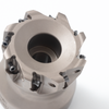 Hard Alloy Indexable End Mill Insert Holder Fast Feed Milling Cutter Cnc Milling Head
