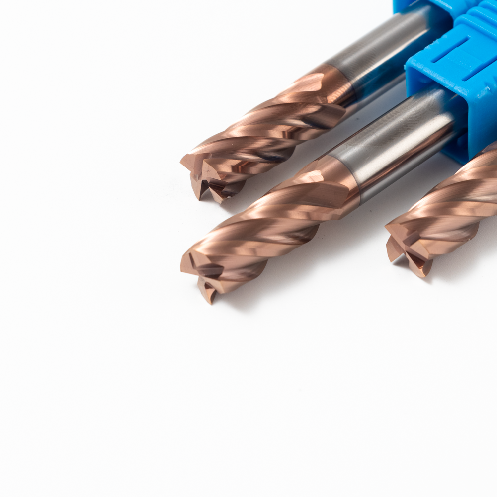 High Speed Hrc55 Safety Milling Cutter Solid Carbide Endmill For Aluminum Cutting